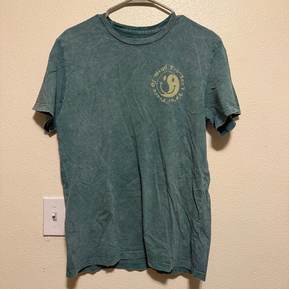 Urban Outfitters Teal Graphic Tee